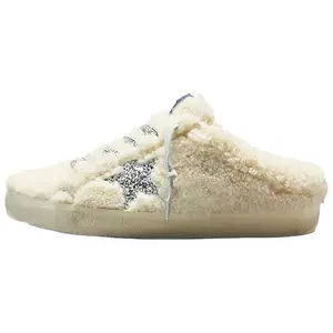 Кроссовки Golden Goose из овчины, белый