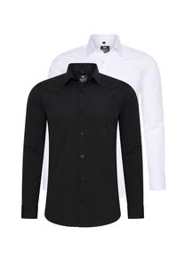 Рубашка (2 шт) приталенного кроя RUSTY NEAL, черный