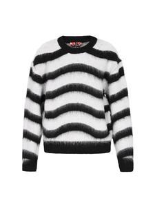 Женский свитер черно-белого цвета myMo ROCKS