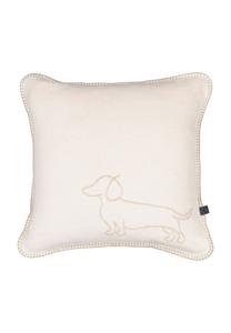 Наволочка Cawö We Love Dogs, 50x50 см, бежевый