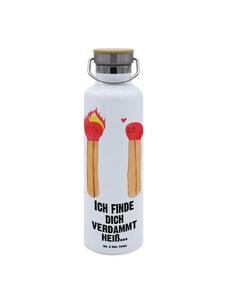 Mr. & Mrs. Panda Термос, спички с надписью белого цвета