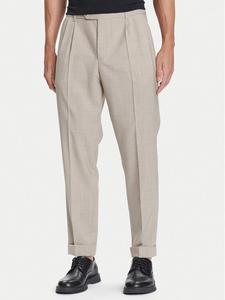 Брюки из ткани tapered fit C-Perin-DPL 50545822 Boss, бежевый