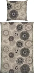 Постельное белье , бежевое, 1x 135x200 см + 1x 80x80 см Erwin Müller