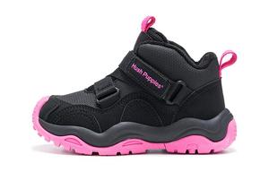 Скользоустойчивые амортизирующие низкие повседневные детские туфли Kids' Hush Puppies, черный