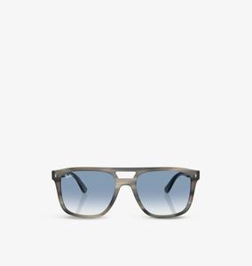 Солнцезащитные очки в квадратной оправе Rb2213 Ray-Ban, коричневый