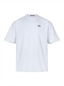 Trueprodigy Рубашка оверсайз Nika серого меланжевого цвета