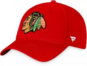 Неструктурированная гибкая кепка NHL Chicago Blackhawks Core