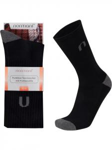 Normani 4 функциональных теннисных носка с махровой подошвой, черно-антрацитового цвета