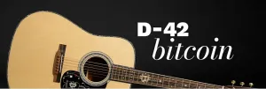 ДОСТУПНО СЕЙЧАС - Martin D-42 LIMITED EDITION BITCOIN 1 В НАЛИЧИИ