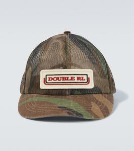 Бейсболка с камуфляжным логотипом RRL, Woodland Camo