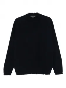 Свитер с круглым вырезом FEDERICO CINA, синий