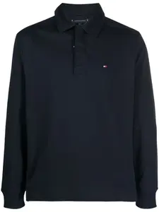 Рубашка поло с длинными рукавами Tommy Hilfiger, синий
