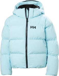 Куртка Helly-Hansen Junior Girl Nora Puffy Jacket - теплая, водонепроницаемая, прочная верхняя одежда для детей Helly Hansen, 607 Light Cyan