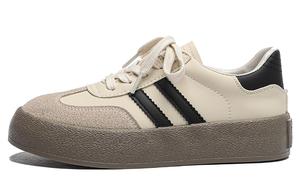 Низкие женские скейтерские кроссовки SEMIR, бежево-серебристые, 4 см