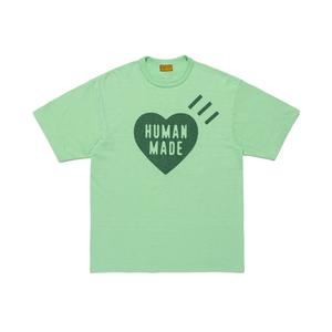 Футболка Cotton с принтом в виде сердца HUMAN MADE, зеленый