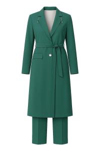 Брючный костюм MODAMIHRAM, зеленый