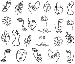 Водные наклейки для ногтей - №918, Raisin