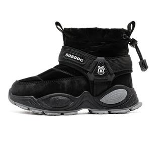 Противоскользящие термо сапоги для детей с поддержкой баланса kids BOBDOG, черный
