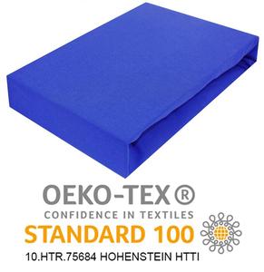 Простыня на резинке 40х90см. Простыня из джерси САПФИРНОГО ЦВЕТА. Простыня из 100% ХЛОПКА Timex-Pol