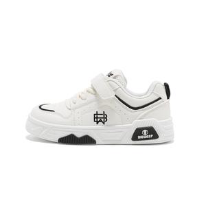 Детские кроссовки для скейтбординга с низким верхом, устойчивые к истиранию и скольжению. BIG WASP, бежевый/черный