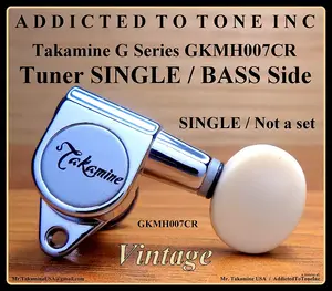 Takamine G Series Бас Боковой Тюнер ОДИН, не комплект / GKMH007CR / 6 струн