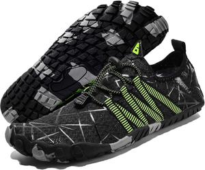 Водные тапочки для мужчин и женщин, обувь для улицы, пляжа, аква, плавания, бассейна, реки, быстросохнущая, для лодок, рыбалки, дайвинга, серфинга, йоги и аэробики Maxome, черный