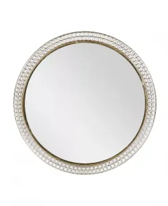 Современное настенное зеркало из металла, 37 x 37 дюймов Rosemary Lane, gold-tone