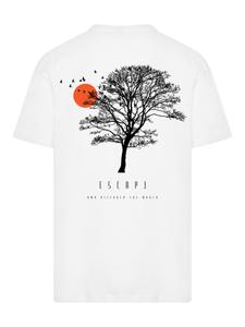 Рубашка F4NT4STIC Escape Discover the World Tree Birds, белый