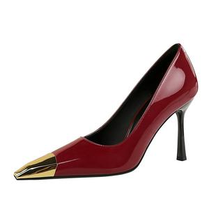 YAFEI XUANYU Женские туфли на высоком каблуке бордовые, цвет Burgundy