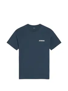 Хлопковая футболка Jacquemus, синий