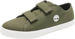 Timberland Unisex-Child Newport Bay Hook & Loop (Toddler), Dk Grn Cnvs