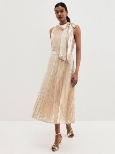 Платье сэмми с блестками Phase Eight, серебряный