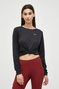 Функциональный лонгслив Puez Melange Dry Salewa, черный