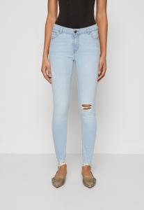 Джинсы Skinny Fit NMKIMMY DESTROY Noisy May, цвет light blue denim