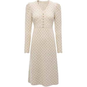 KARL LAGERFELD / Karl Lagerfeld Jeans Karl Lagerfeld платье с длинными рукавами женское ecru