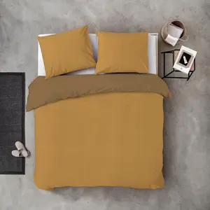 Постельное белье Byrklund Side Way Terra / White - 200x220 см BYRKLUND