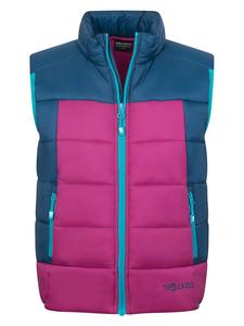Жилет Trollkids Funktionsweste Hardanger, цвет Pink/Blau