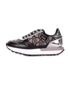 Кроссовки с жаккардовой монограммой Liu Jo, мультиколор