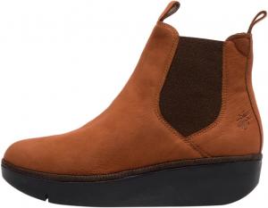 Женские современные ботильоны Fly London, Tan Brown Elastic