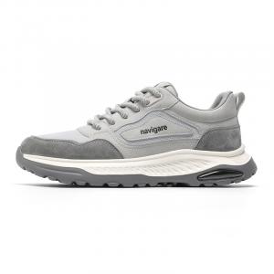 Низкие повседневные туфли мужские светло-серые NAVIGARE, Light Gray