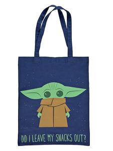 Сумка-шоппер Мандалорец-ребенок темно-синего цвета The Child