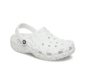 Сабо Classic Geometric Clog Crocs, белый