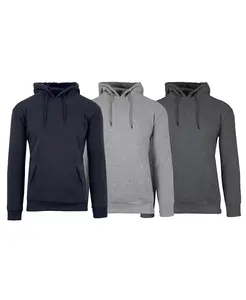 Мужская плотная толстовка с капюшоном на флисовой подкладке – 3 шт Galaxy By Harvic, мультиколор