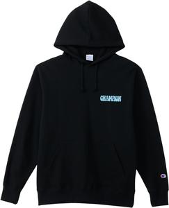 Мужская базовая толстовка Champion с длинными рукавами, из французского махрового хлопка, с капюшоном и графическим логотипом, размер C3-C120/C3-C120L, черный