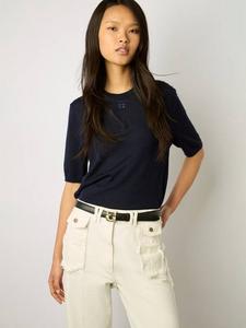 Топ Lysea из мериносовой шерсти Gerard Darel, Navy