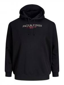 JACK & JONES PLUS Черная толстовка