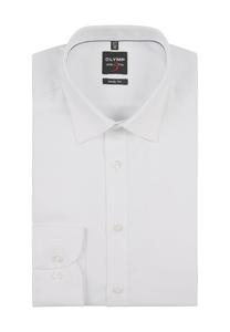 Деловая рубашка Level Five, облегающая, New York Kent, мужская OLYMP, белый