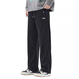 Повседневные брюки Unisex Moderate Straight Fit Jeep, черный