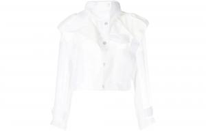 Feng Chen Wang Рубашка SS23 женская белая