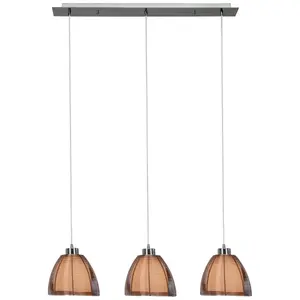 Подвесной светильник Rbrilliant elax, бронзовый / серебряный